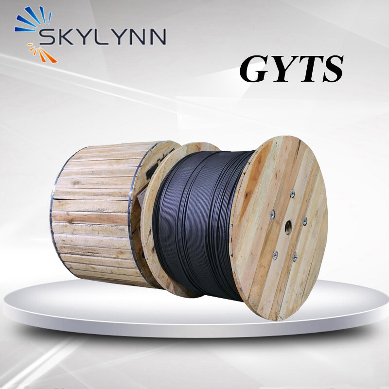 Oem/odm 2-288 núcleo sm gyts blindado encalhado cabo de fibra óptica 2000 metro pelo cilindro para o projeto das telecomunicações