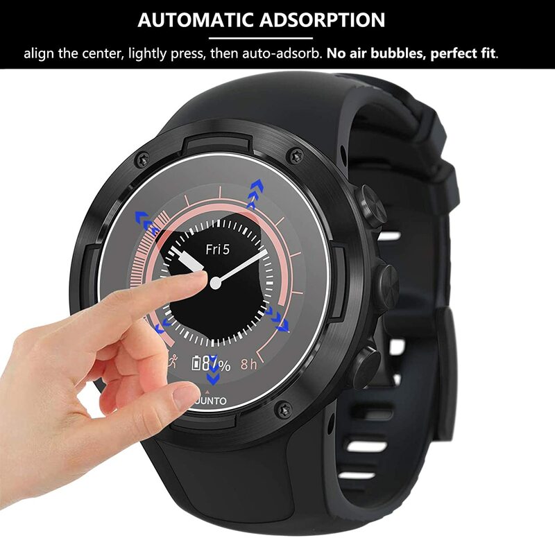 9H Premium hartowane szkło do Suunto 5 zegarek inteligentny zegarek folia zabezpieczająca ekran akcesoria do zegarka Suunto folia ochronna folia