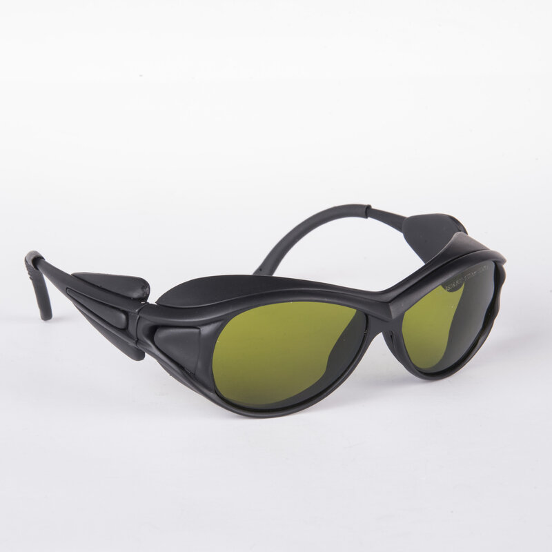 Лазерные защитные очки 808-980 нм с внешним диаметром 5 + Сертифицировано Ce для лазеров, 1064 нм, 1070 нм, 1080 нм с черным мешочком и тканью