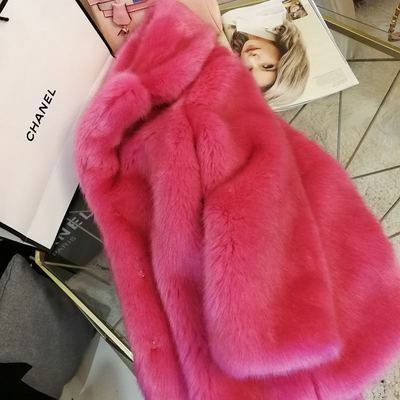 Tao Ting Li Na New Style High-end Fashion Women Faux Fur Coat S95