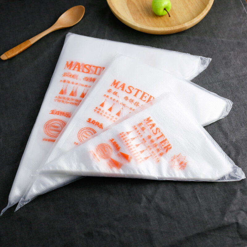 Ustensiles Patisserie 100pcs Disposable Piping Bag Pastry Bag Icing Piping Cake Cupcake Decorating Tools/Bags