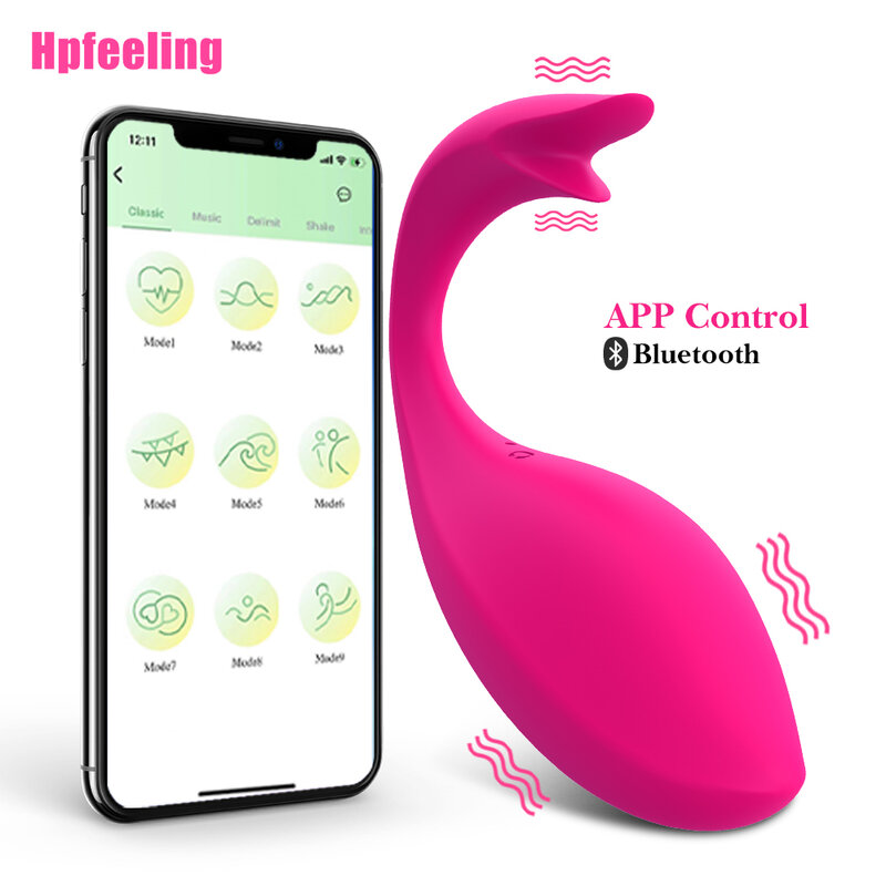 APP Bluetooth uovo vibrante palle della Vagina per le donne stimolatore del clitoride G Spot vibratore femmina Wireless Love Egg giocattoli del sesso per adulti