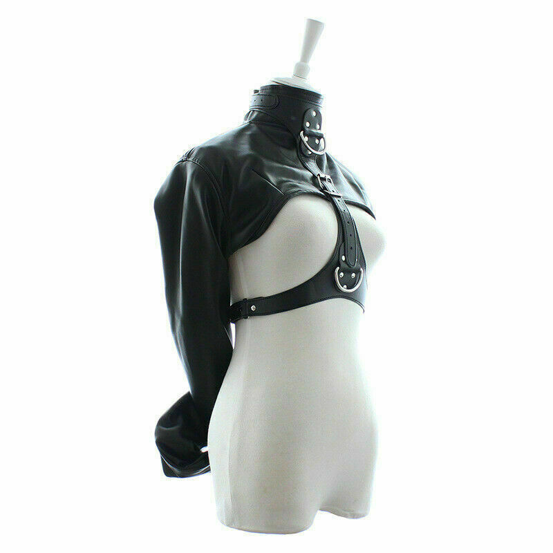 Новая прямая куртка для убежища костюм S/M L/XL удерживающая подвязка для тела armсвязывающая