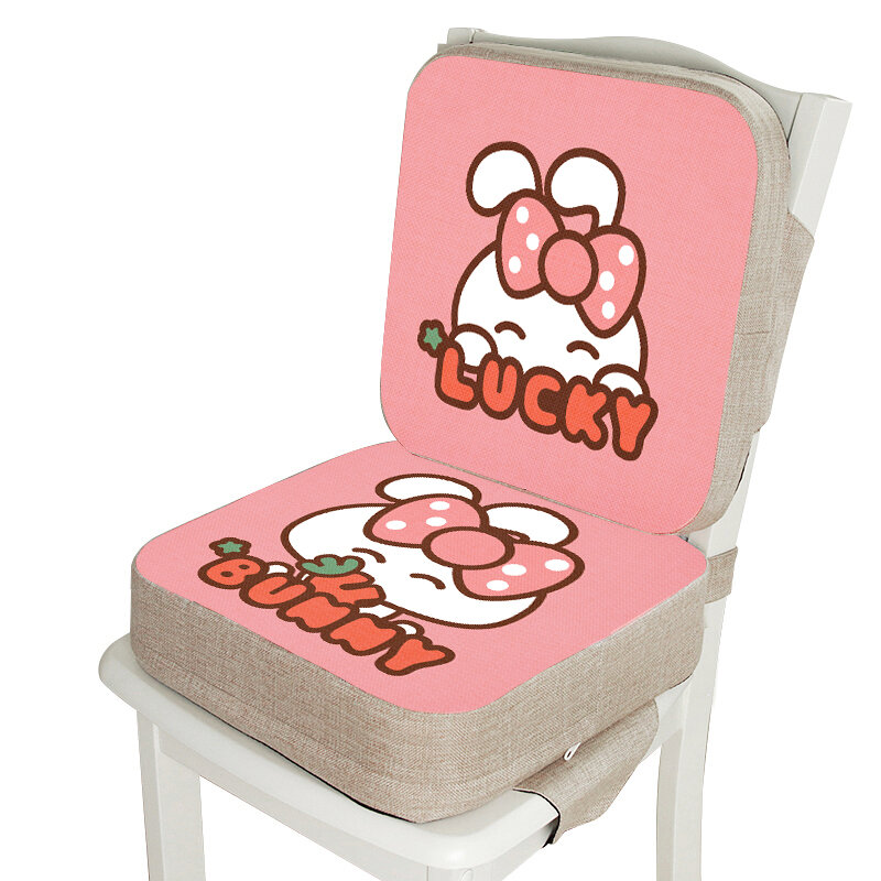 Детская обеденная Подушка, детский увеличенный стул, регулируемая моющаяся портативная Съемная подушка для высоких стульев