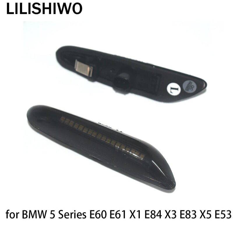 Feu clignotant LED dynamique pour BMW série 5 E60 E61 X1 E84 X3 E83 X5 E53, 2 pièces