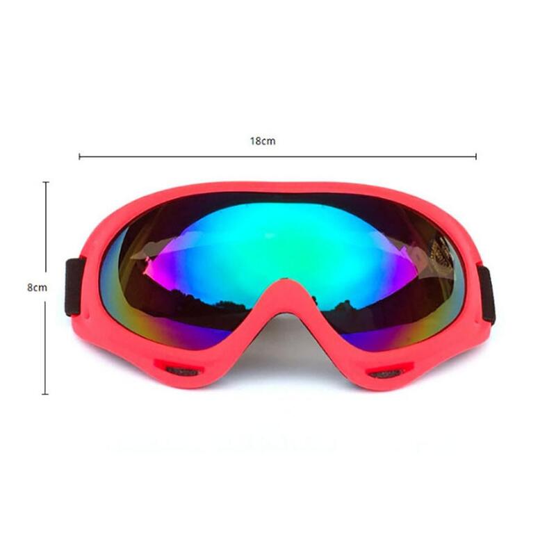Gafas de esquí para mujer, niña, hombre, niño, lente protectora UV 400 a prueba de viento, gafas deportivas ajustables, a prueba de polvo