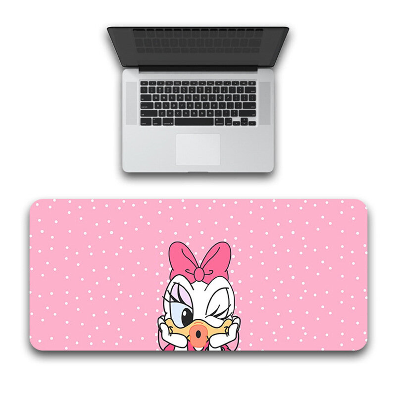 Donald Duck Daisy – tapis de bureau imperméable, protection pour tapis de souris, clavier, organisateur avec Surface d'écriture confortable