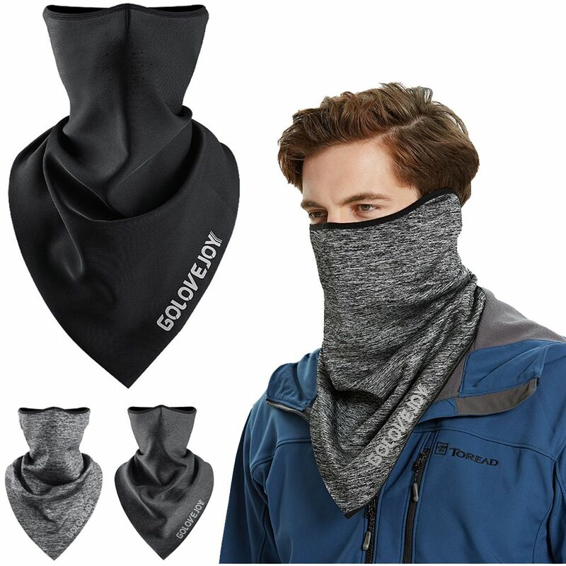 Шарф для лица и шеи, теплый спортивный головной убор, зимняя Ветрозащитная маска для лица, шарф для велоспорта, велосипедные повязки, велосипедная бандана