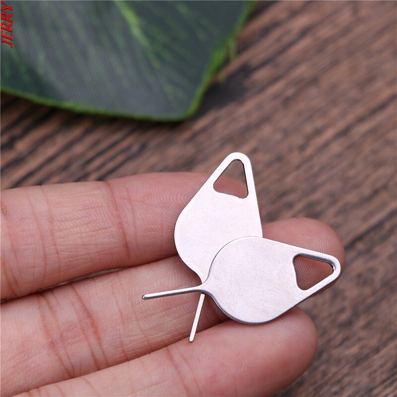 Hot Sale 10 Pieces/set For IPhone IPad Samsung Huawei Xiaomi For SIM Card Tray Removal Eject Pin Key Tool Stainless Steel Pin