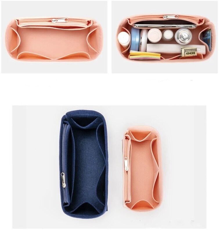 Para [loewe puzzle] saco de inserção tote organizador bolsa inserir saco no saco Makeup-3MM feltro premium (artesanal/20 cores)
