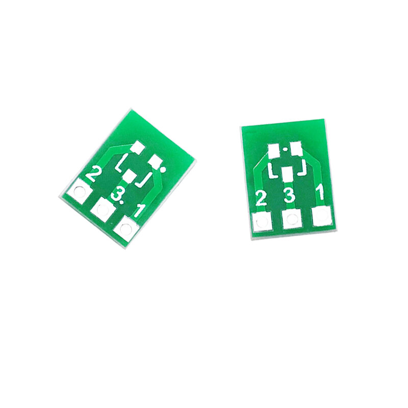 50Pcs SOT23 SOT23-3 Drehen SIP3 Doppel-Seite SMD Drehen Zu DIP Adapter Konverter Platte SOT SIP IC Sockel PCB Board Diy kit