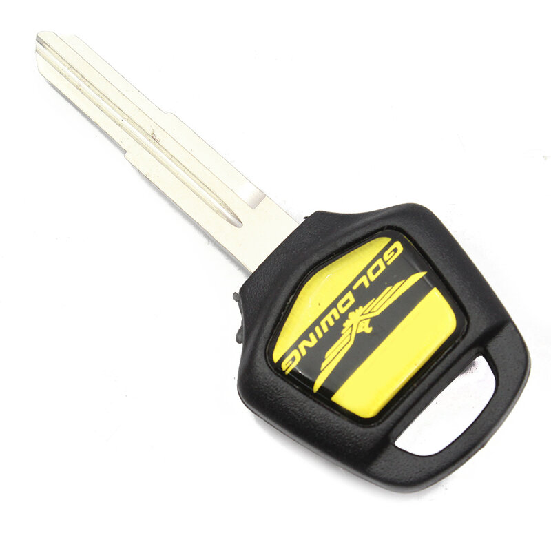 Schlüssel 1 Blank Installiert Chip Uncut Klinge Motorrad Schlüssel Für Honda Goldwing GL1800 GL1500 2001-2011