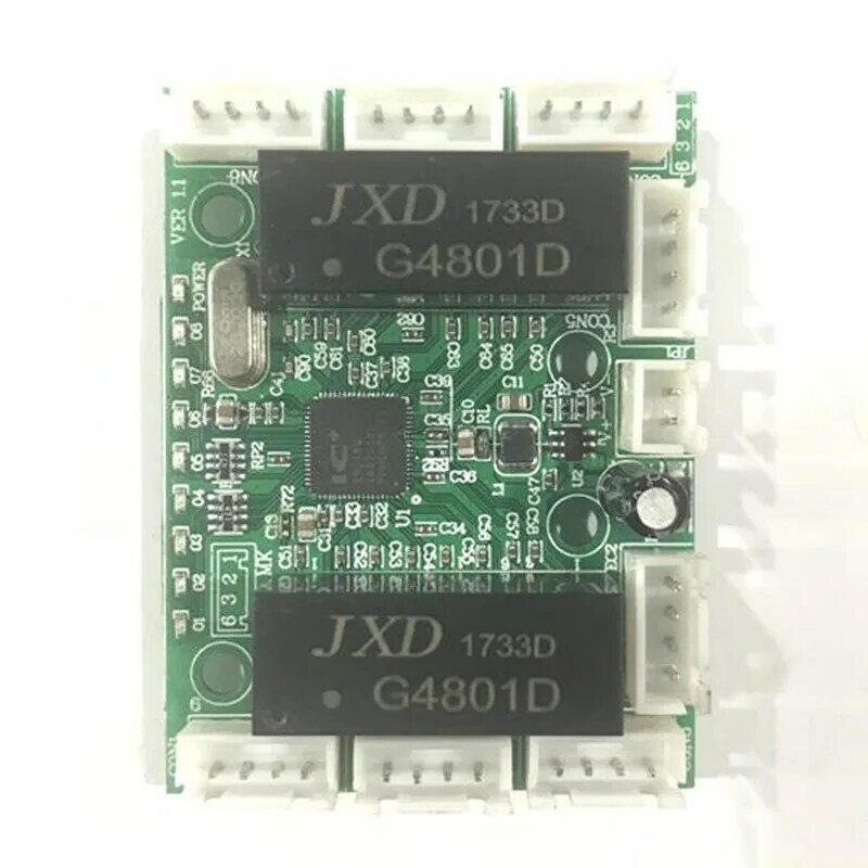 8 pin linie mini design ethernet switch circuit board für ethernet schalter modul 10/100mbps 8 port PCBA board LED schalter modul
