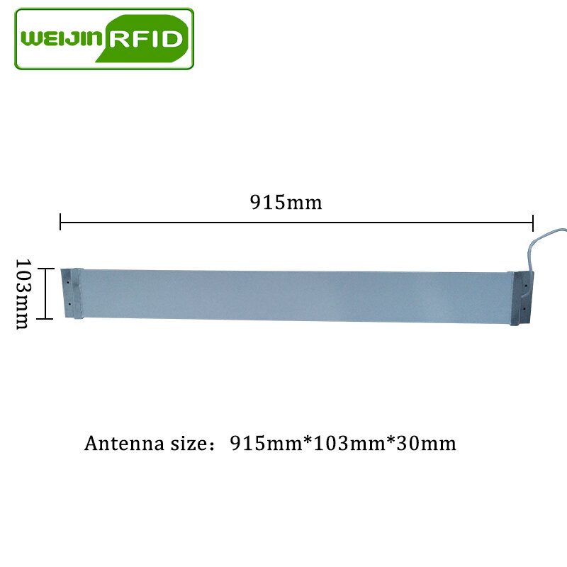 UHF RFID Strip thin antenna Vikitek 915MHZ middle range 920-925M self-service supermarket Embedded Doorframe rfid reader antenna