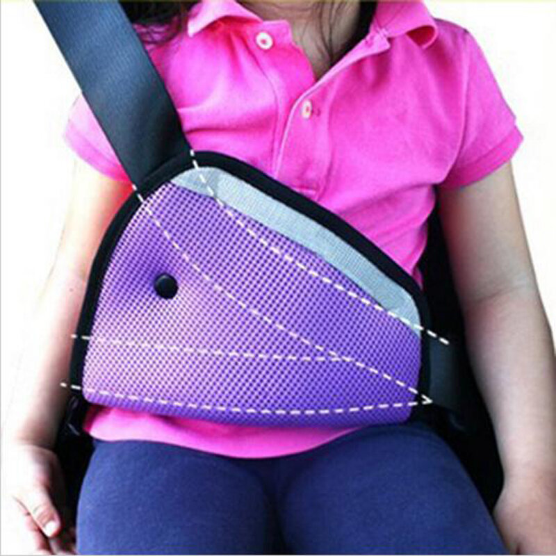 Car Safe Fit Seat Belt Adjuster Car Safety Belt Adjust Device Baby Child Protector Covers Positioner M0053