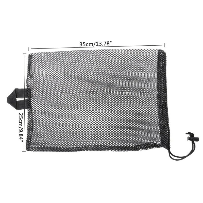 Strong Scuba Diving Snorkeling Weight Belt Pockets Mesh Pouch Bag for Underwater Swimming Dive Sports Drawstring . Dropship