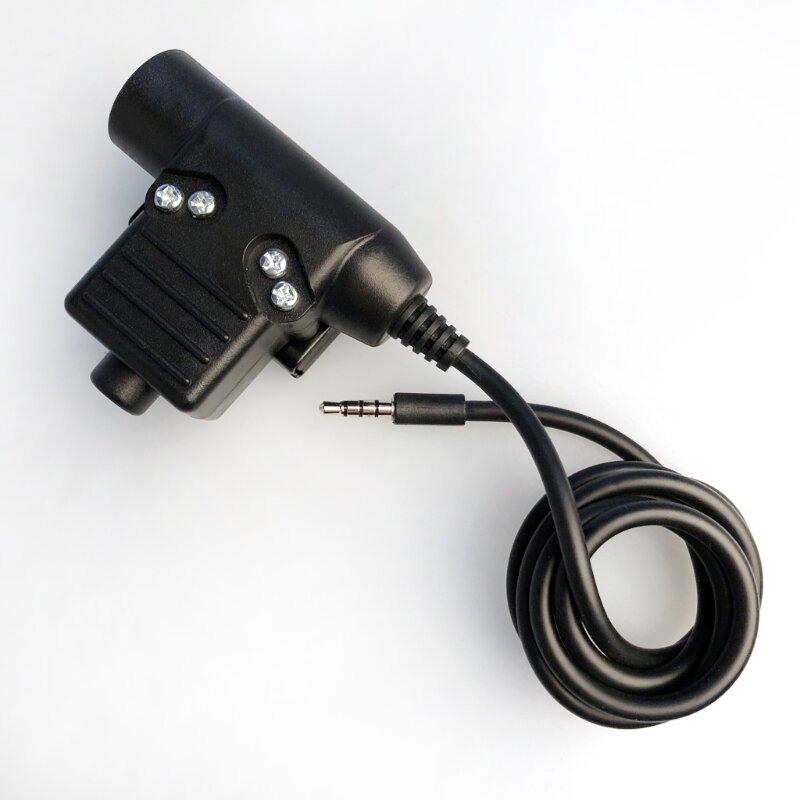 U94 ptt fone de ouvido adaptador militar para z-tático para iphone celular 3.5mm plug 77ub