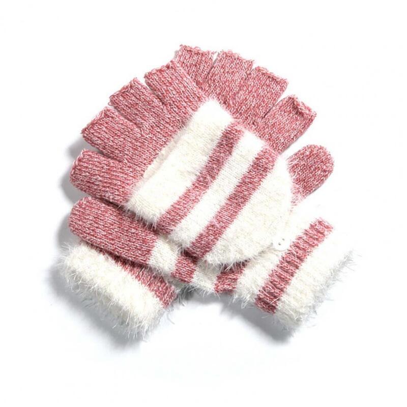 Guanti antivento 1 paio di guanti invernali Non allergenici convertibili in tessuto a maglia termica antivento