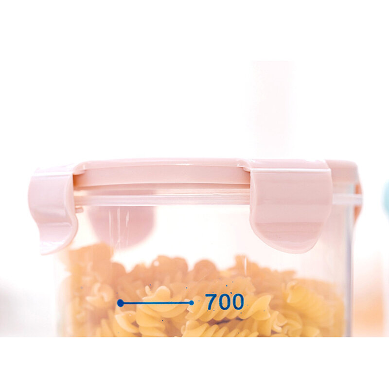 CellDeal 600ml Frische-halten Können Container Lebensmittel Snack Storage Box Gemüse Lebensmittel Erhaltung Tank mit Abdeckung Lagerung Flasche