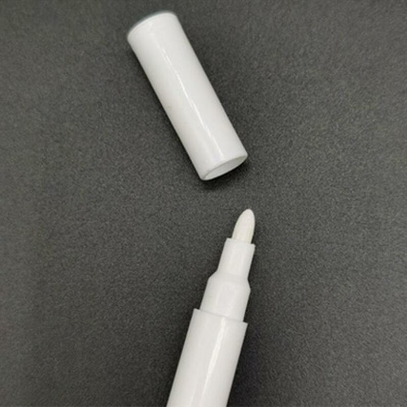 1Pc Dustless สีขาวของเหลวชอล์กปากกา Marker สำหรับกระจกหน้าต่างกระดานดำ Non-ชอล์กฝุ่น