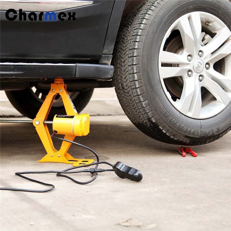Charmex Car narzędzia awaryjne 3 w 1 zestaw naprawczy elektryczny podnośnik do kluczy Inflator