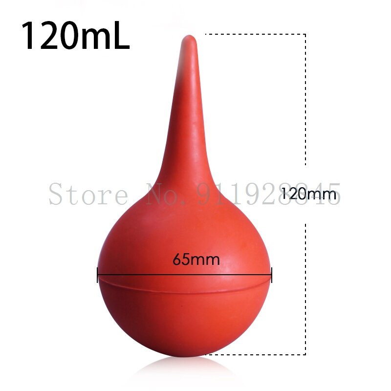 20pcs/lot 30ml 60ml 90ml Bellows Ear Washing Bulb Cleaning Ball Blow Balloon Clean the Dust