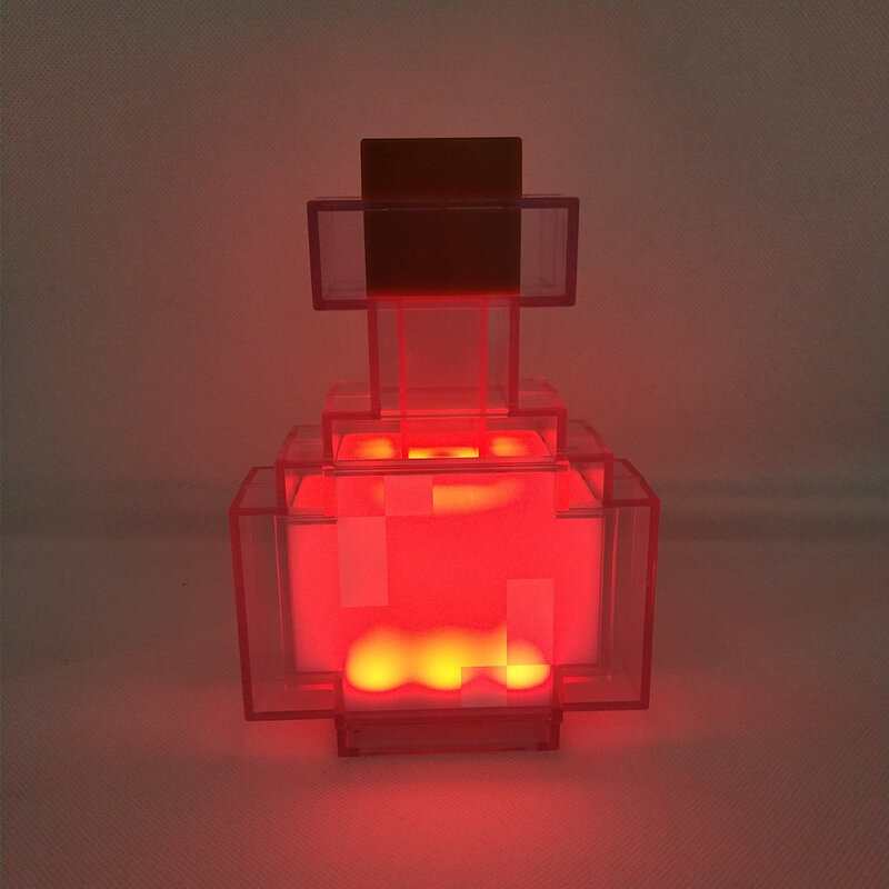 Bottiglia di pozione che cambia colore si illumina e cambia tra 8 colori diversi Shake Control lampada da notte giocattolo
