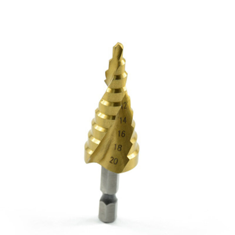 4-12 mm 4-20  4-32 HSS Stepped Drill Bit for Metal Nitrogen High Speed Steel Spiral For  Cone Triangle Shank Hole