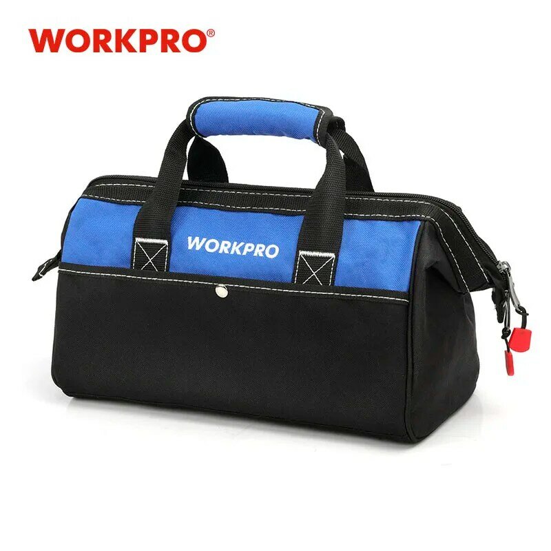 WORKPRO-Bolso de mano para herramientas de electricista, organizador de herramientas impermeable, bolsa de almacenamiento
