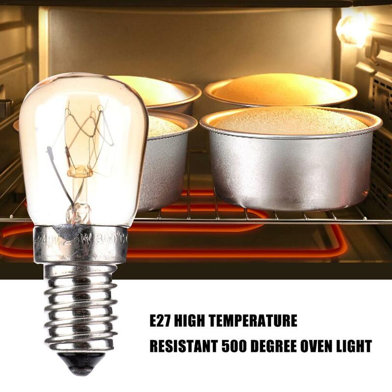 Lâmpadas de filamento de tungstênio para forno microondas, Lâmpada de sal, Lâmpada de fogão, Alta temperatura, 40W, 220V, E27