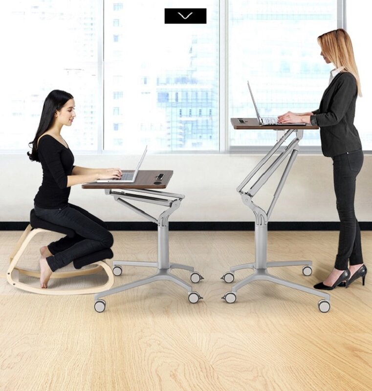 K-STAR Многофункциональный пневматический Регулируемый подъемный мобильный стол для ноутбука, домашний офисный ленивый стол, обучающий стол для лекций, новинка 2023