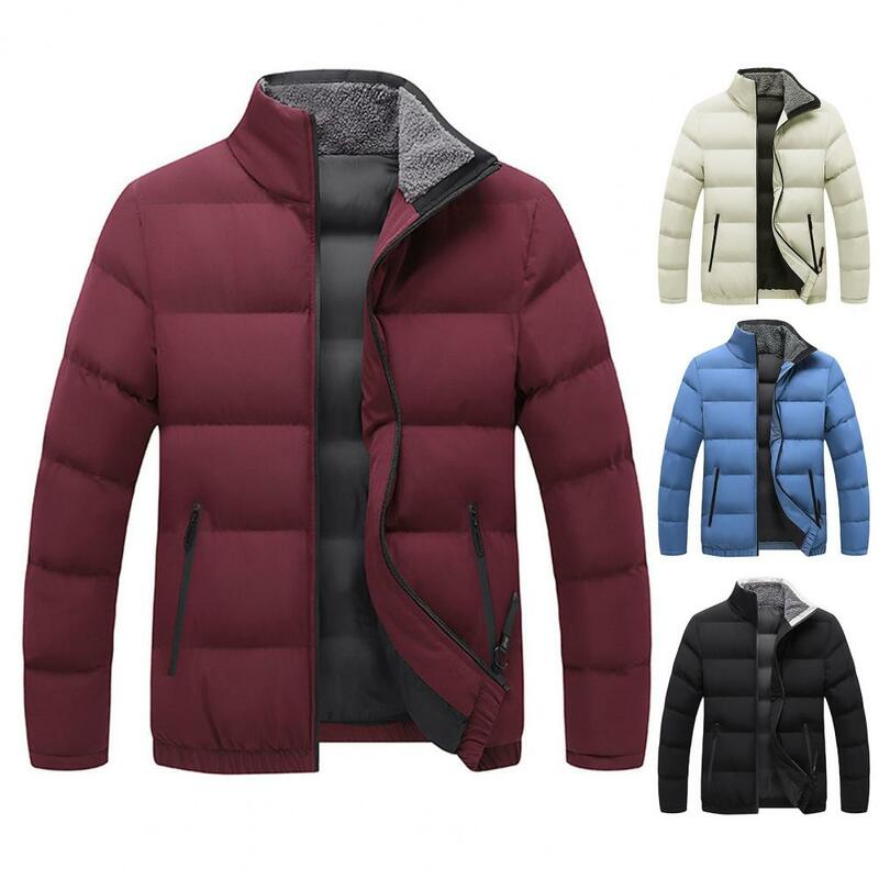 Gran abrigo de invierno para hombre, chaqueta informal que combina con todo, muy cálida