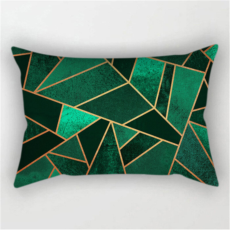 Decorative Pillows Decor Home Geometric Cushion Cover Velvet Pillow Cover For Living Room Funda Cojin 30x50cm Home Decoration