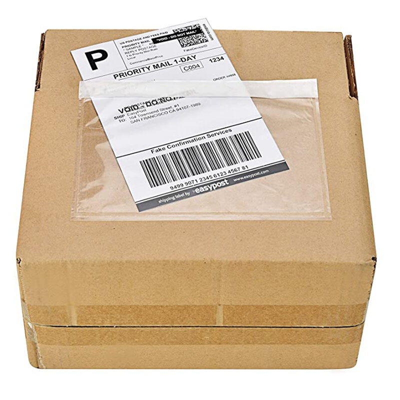Envelopes com etiqueta adesivo transparente, pacote com 20, 14 tamanhos e envelopes, uso com aplicação de logomarca, revestimento interno