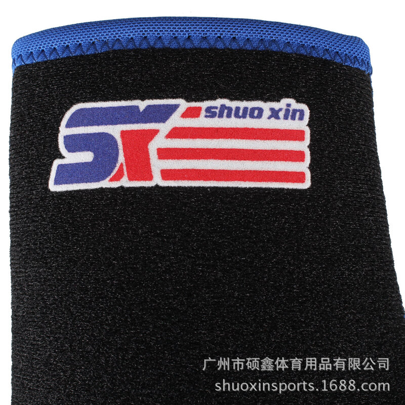 Protezione per caviglia in spugna elastica ultraleggera SX860-B blu e nera