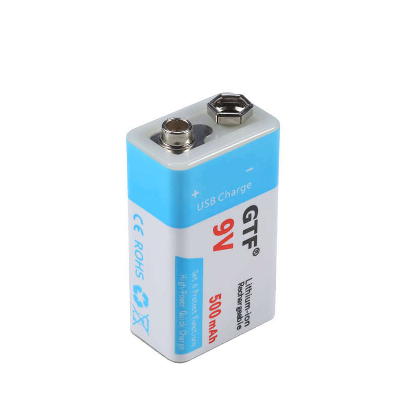 Литий-ионный аккумулятор GTF USB 9 в 1000 мА · ч/500 мА · ч, литиевый аккумулятор USB для игрушек, пультов дистанционного управления, Прямая доставка