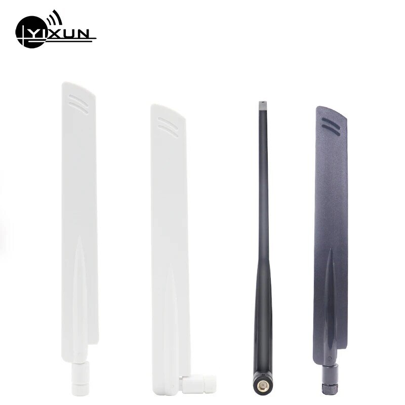 2PCS 38dbi High Gain 2G 3G 4G LTE Omnidirectional Glue Stick Antenna Full Band 700-2700MHz 22cm Router SMA Male Connector