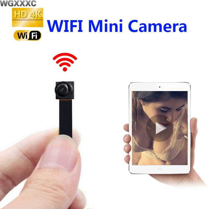 HD 4K DIY портативная WiFi IP мини камера P2P беспроводная микро веб-камера видеокамера Видео Регистратор ночное видение Удаленный просмотр Поддер...