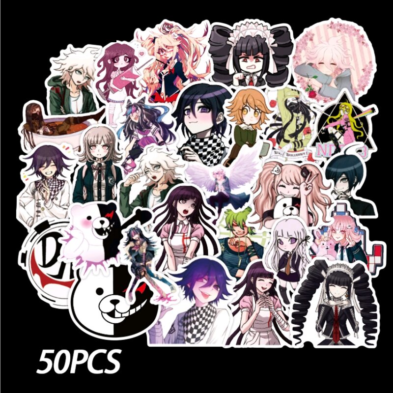 Anime Dangan Rondo Assassination Classroom Bunny Meisje Stickers Voor Laptops Koffers Skateboards 50 Pvc Stickers