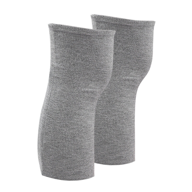 Unisex outono e inverno quente joelheiras algodão dupla camada engrossado alto elástico protetor comum para manter os idosos quentes