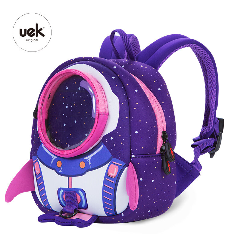 3D Rockets Anti-lost School Bags For Girls Cartoon high-grade Toy Boys Backpack Kindergarten Bags Children's Gifts For Age 1-6