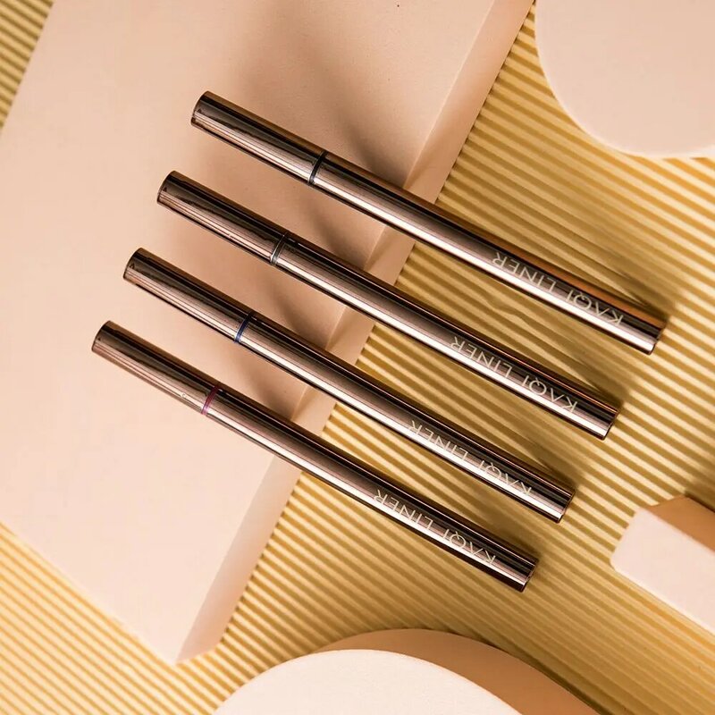 Ołówek narzędzia do wyrównywania makijażu czarna wodoodporna płynny Eyeliner długotrwały Eyeliner Pen