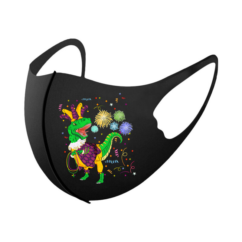 5Pc Kinderen Lente Festival Maskers Cartoon Gezicht Masker Voor Kids Chinese Nieuwe Jaar Decoraties 2022 Tijger Petardos Halloween Петарды