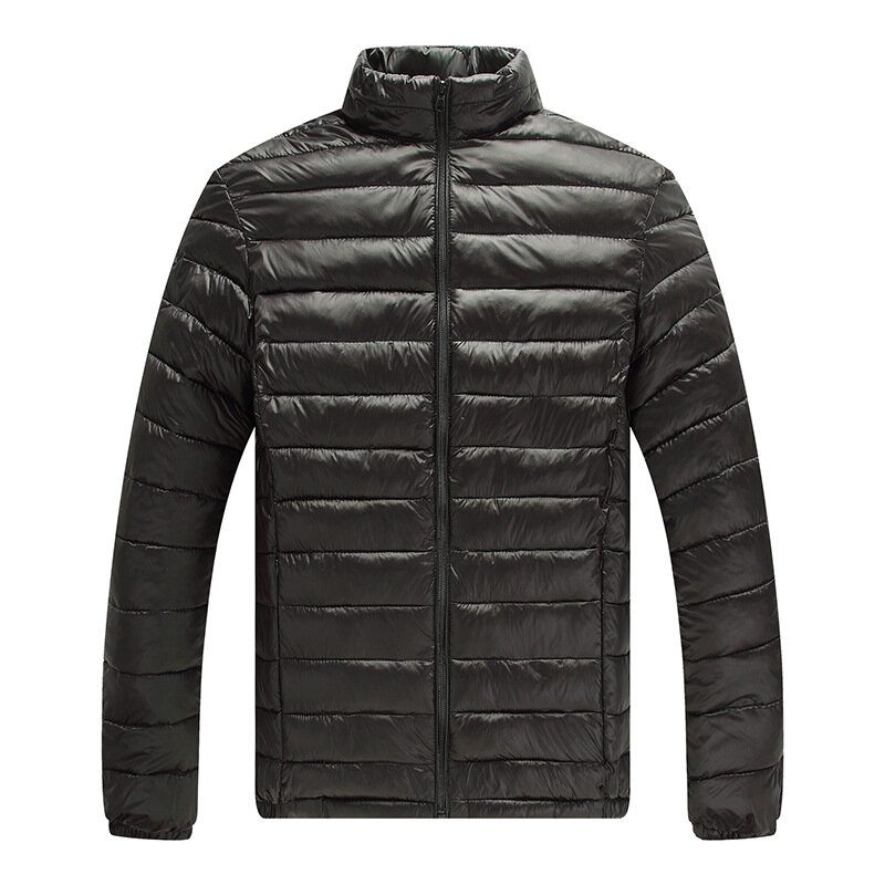 Jaquetas frívolas masculinas de marca, jaqueta de algodão acolchoada, colarinho masculino curto quente roupas acolchoadas de algodão, MRMT, 2024