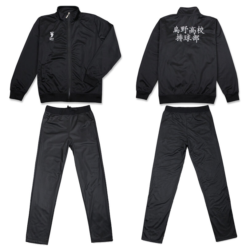 2022 anime haikyuu cosplay traje do clube de voleibol da escola secundária roupas esportivas uniforme vôlei camisola casual