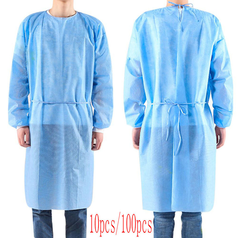 Costumes de Protection jetables adulte sûr Anti-poussière Anti-Infection robes de Protection costume d'isolation tissu de Protection globale