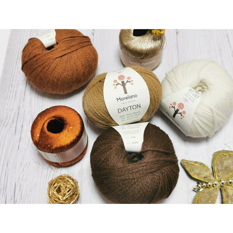 Yarn for knitting morelano Dayton 84% baby alpaca
