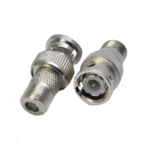 2pcs BNC Male  To F Female RF Coaxial  Adapter Connectors