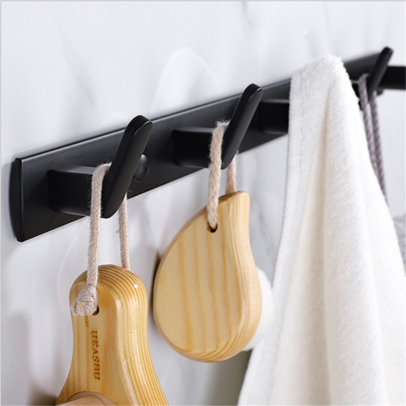 Bathroom Clothes Hanger Wall Hook Towel Hook  Coat Rack Hallway Balcony Corner Door Clothes Shelf Key Holder for Kitchen Bedroom