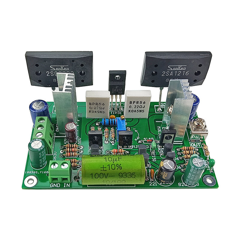 Nieuwe Hifi Klassieke Discrete Versterker Board Audio Amp 35V/Us Door "Audio Power Design Manual" 2sc2922 Dual 24V-Dual 50V